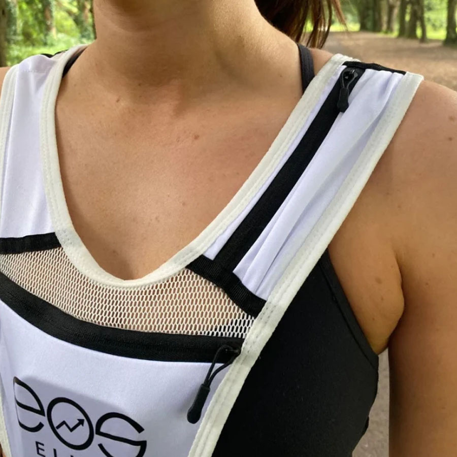 Kamizelka biegowa EOS ELITE UltraLight White - obrazek 4